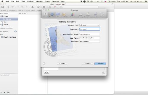 protokol imap nebo POP3